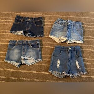 Denim Kids Shorts Set - Blue
